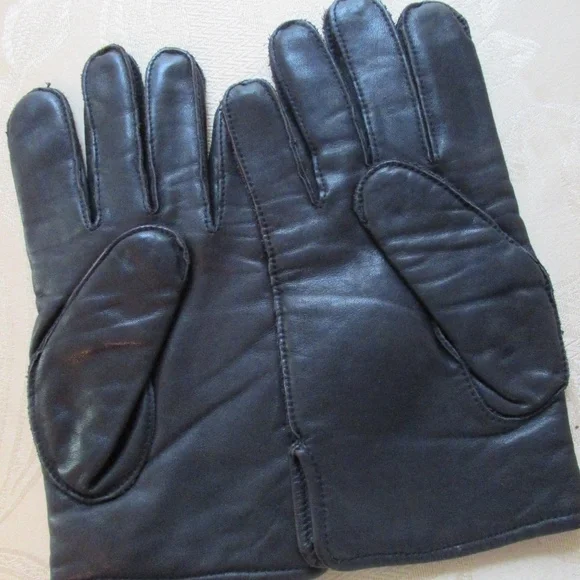 Mens Brown leather gloves - Picture 5 of 8